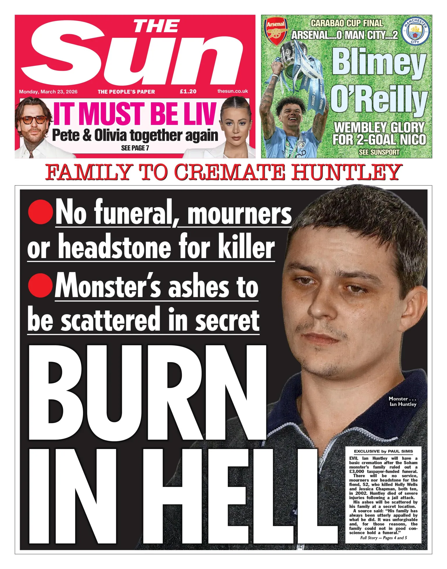 أبرز عناوين الصحف البريطانية ليوم الإثنين الموافق 23 مارس 2026