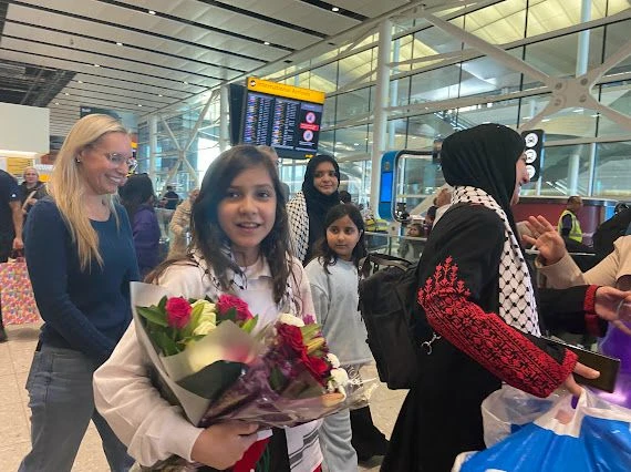 From Gaza to London: A Heartwarming Welcome for Maryam as She Begins Her Healing Journey