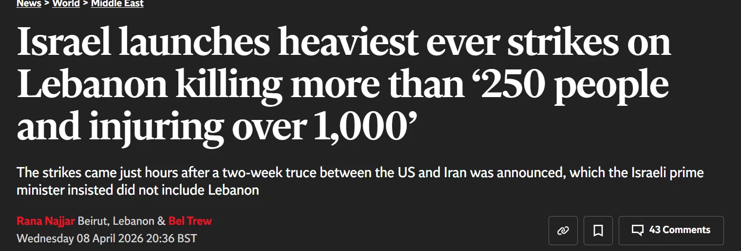 Nearly 1,500 Casualties in a Single Night in Beirut: How Did the British Media Cover the Tragedy?