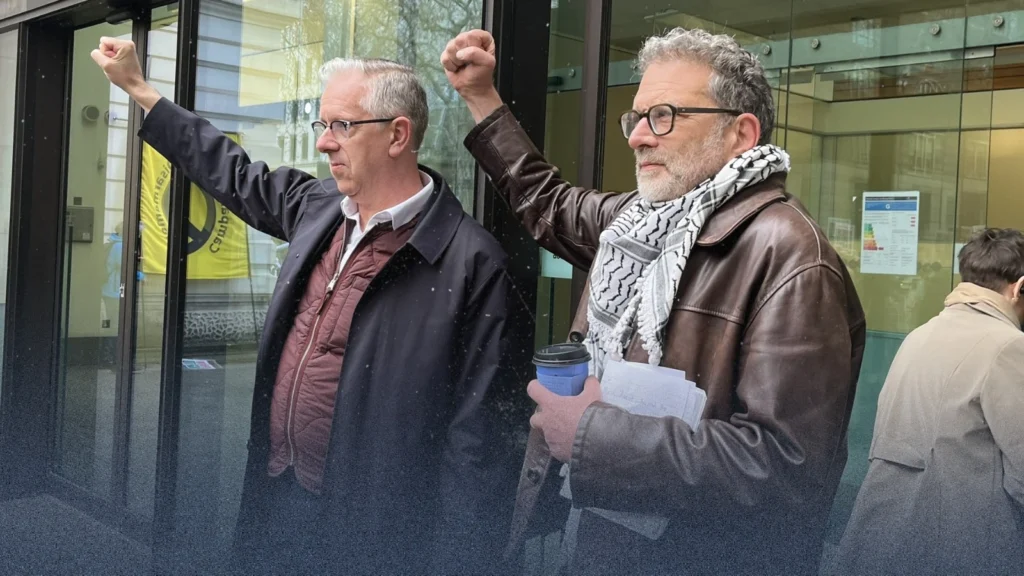 A Dark Day for British Justice: Conviction of "Palestine’s Voices" Ben Jamal and Chris Nineham.. Legal Resistance Continues