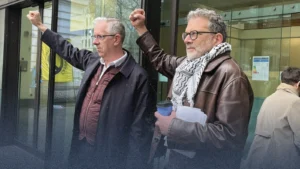 A Dark Day for British Justice: Conviction of "Palestine’s Voices" Ben Jamal and Chris Nineham.. Legal Resistance Continues