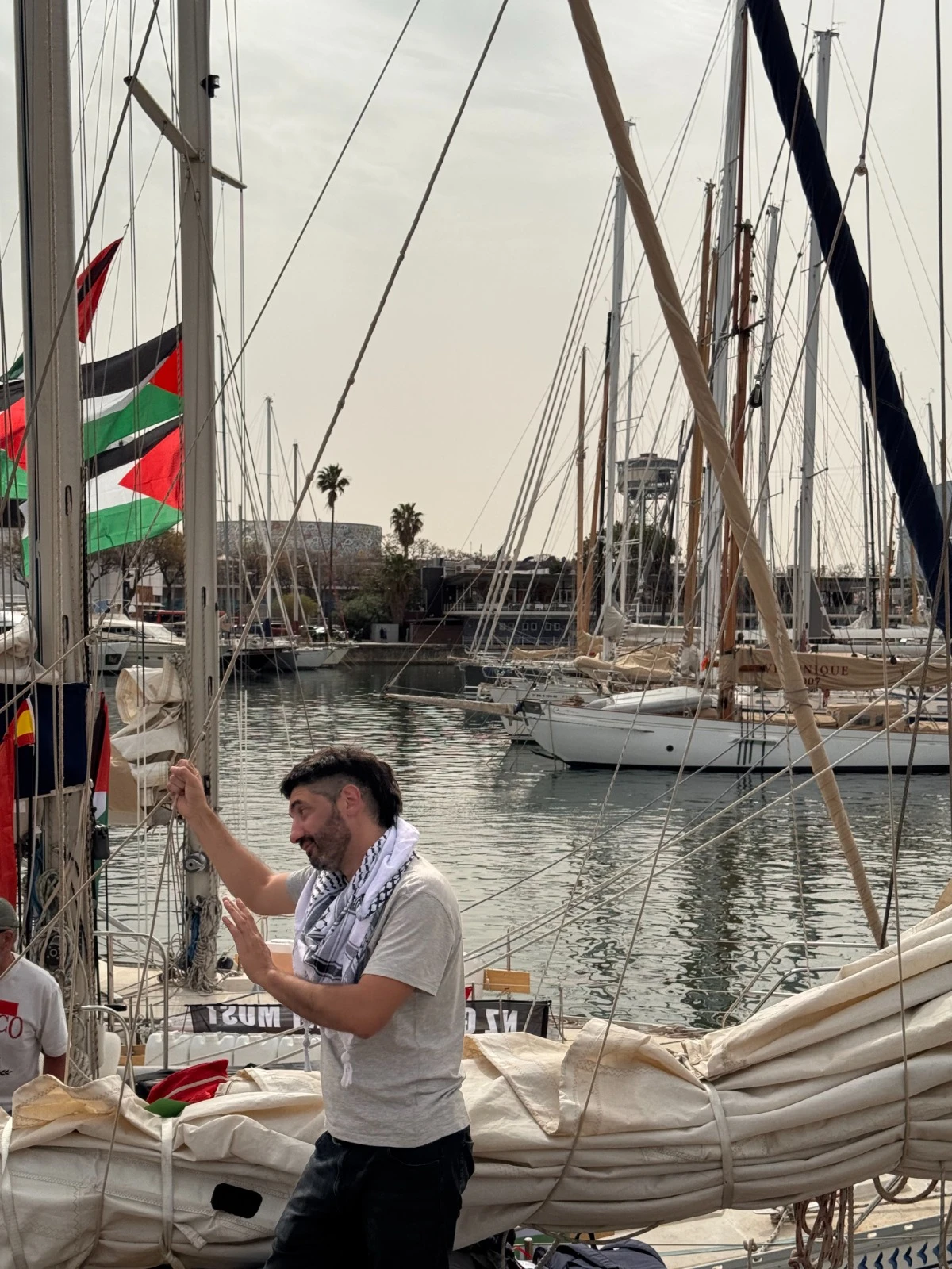 AUK Reports from Barcelona as “Soumoud 2” Prepares to Sail for Gaza