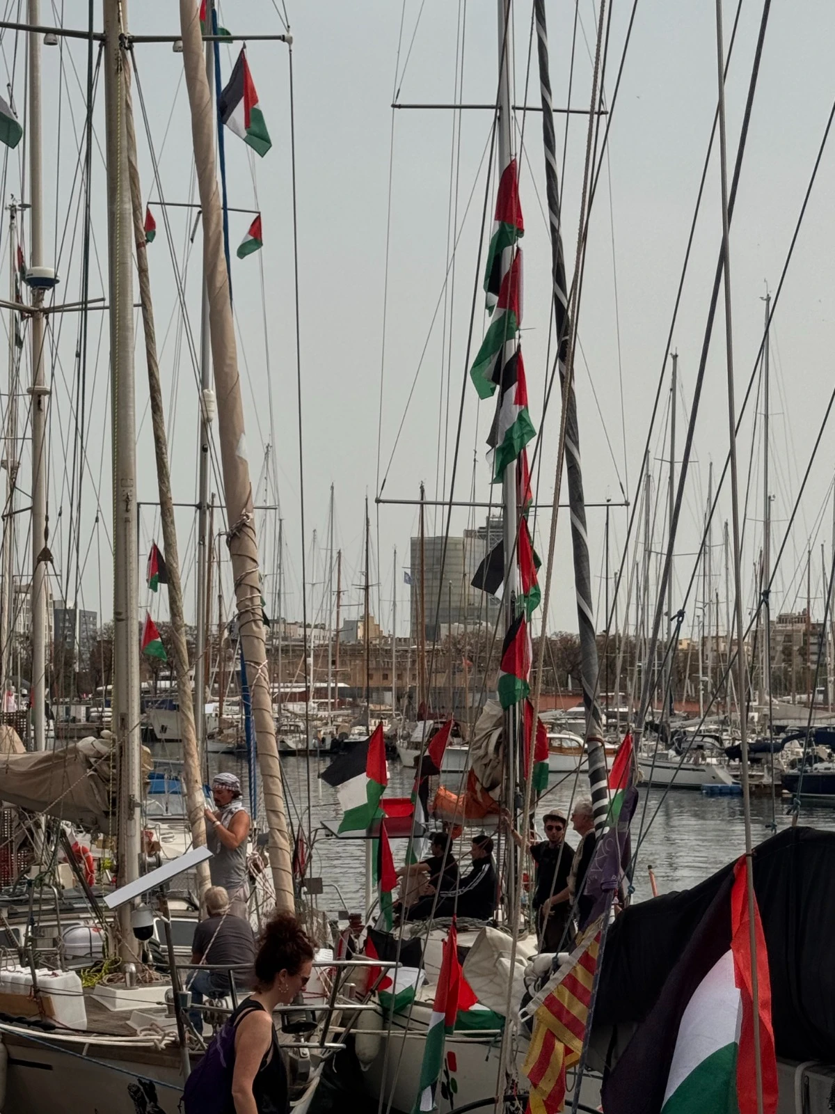 AUK Reports from Barcelona as “Soumoud 2” Prepares to Sail for Gaza