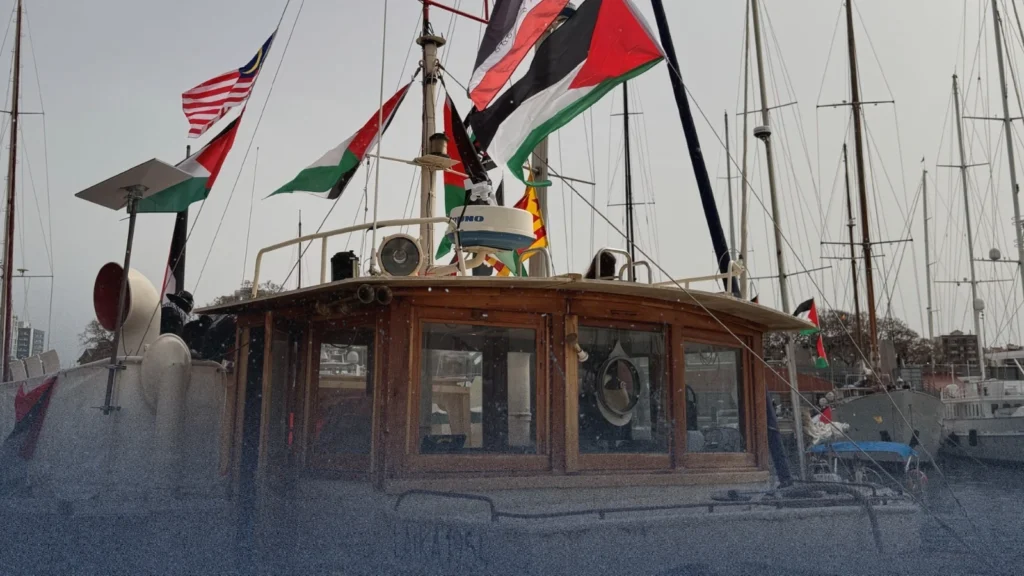 AUK Reports from Barcelona as “Soumoud 2” Prepares to Sail for Gaza