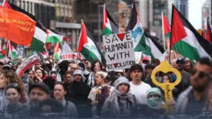 مسيرة ذكرى "النكبة الـ78" في لندن: حشد جماهيري لدعم فلسطين ومواجهة اليمين المتطرف