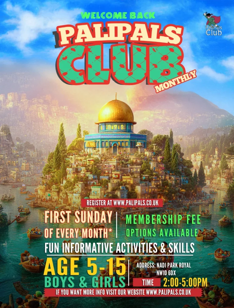"نادي باليبالز" (Palipals Club) يقيم جلسته الختامية للاحتفاء بالثقافة الفلسطينية في لندن