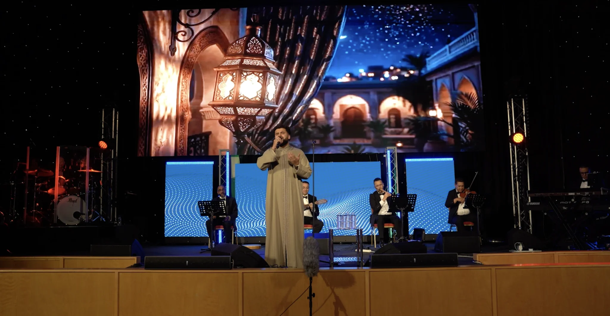 London experiences an exceptional spiritual atmosphere during the first evenings of 'Spiritual Nights' with the vocalist Ali El Mededi