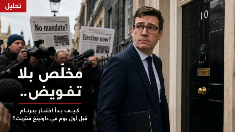 تحليل: «مخلّص بلا تفويض».. كيف بدأ اختبار بيرنام قبل أول يوم في داونينغ ستريت؟