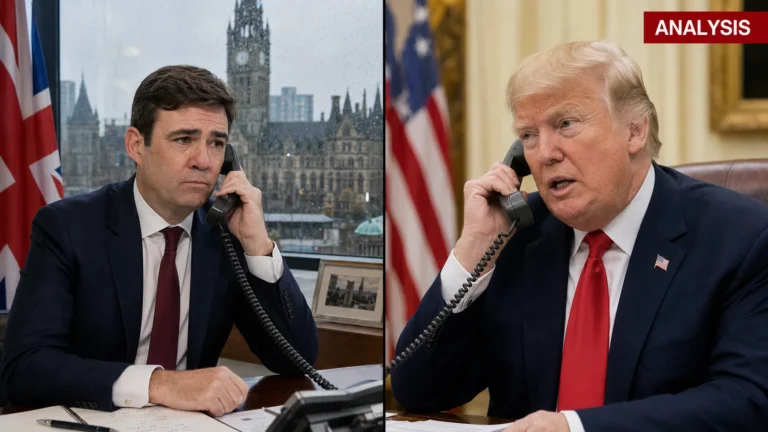 Analysis: Burnham and Trump: Is a New Tone Enough to Repair a Relationship Damaged by Trump's Impulses? AI-generated