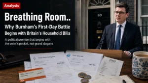 Analysis: "Breathing Room": Why Burnham's First-Day Battle Begins with Britain's Household Bills