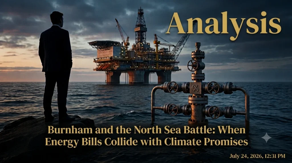 Analysis: Burnham and the North Sea Battle: When Energy Bills Collide with Climate Promises