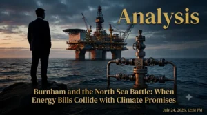 Analysis: Burnham and the North Sea Battle: When Energy Bills Collide with Climate Promises