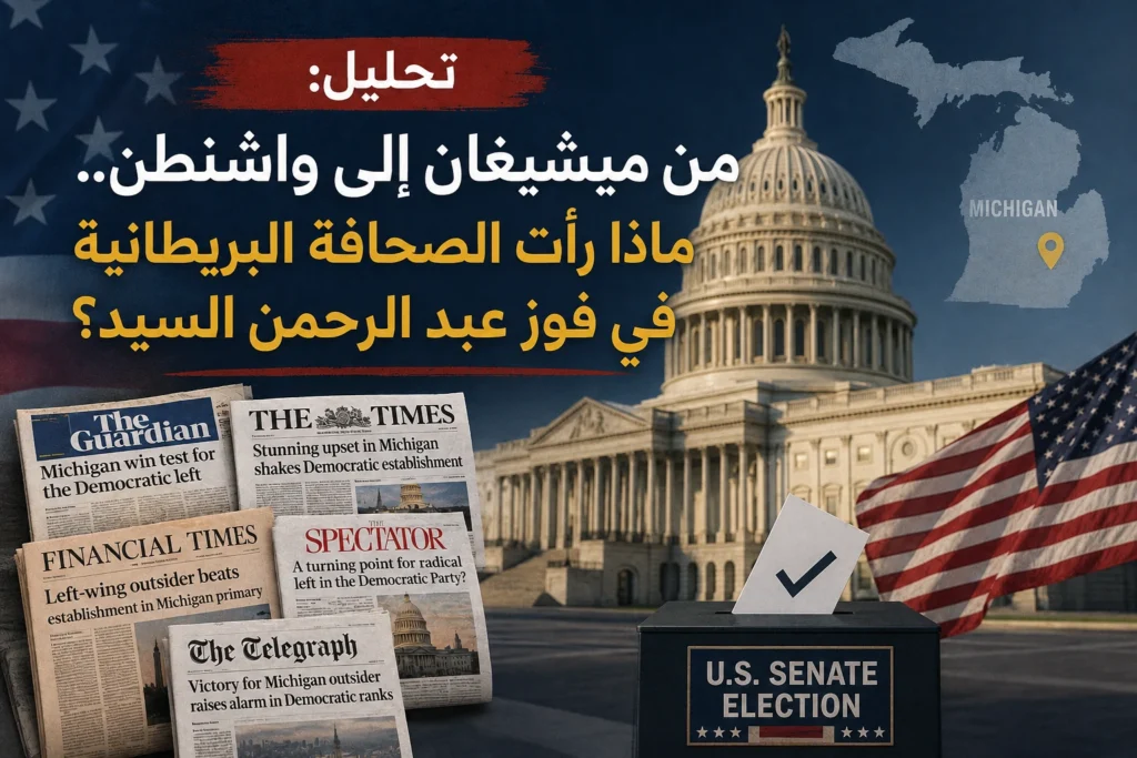 من ميشيغان إلى واشنطن.. ماذا رأت الصحافة البريطانية في فوز عبد الرحمن السيد؟