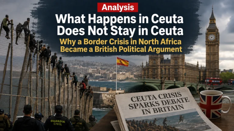 Analysis: What Happens in Ceuta Does Not Stay in Ceuta: Why a Border Crisis in North Africa Became a British Political Argument