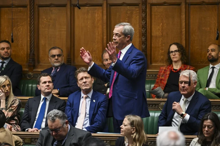تحويلات مالية تلاحق قيادة حزب ريفورم.. فاراج وتايس يقاضيان وكالة الجريمة الوطنية Creator: House of Commons Flicker