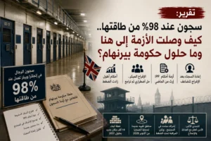 تقرير: سجون عند 98% من طاقتها.. كيف وصلت الأزمة إلى هنا وما حلول حكومة بيرنهام؟