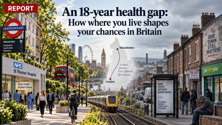An 18-year health gap: How where you live shapes your chances in Britain