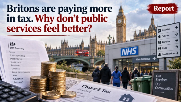 Report: Britons are paying more in tax. Why don’t public services feel better?
