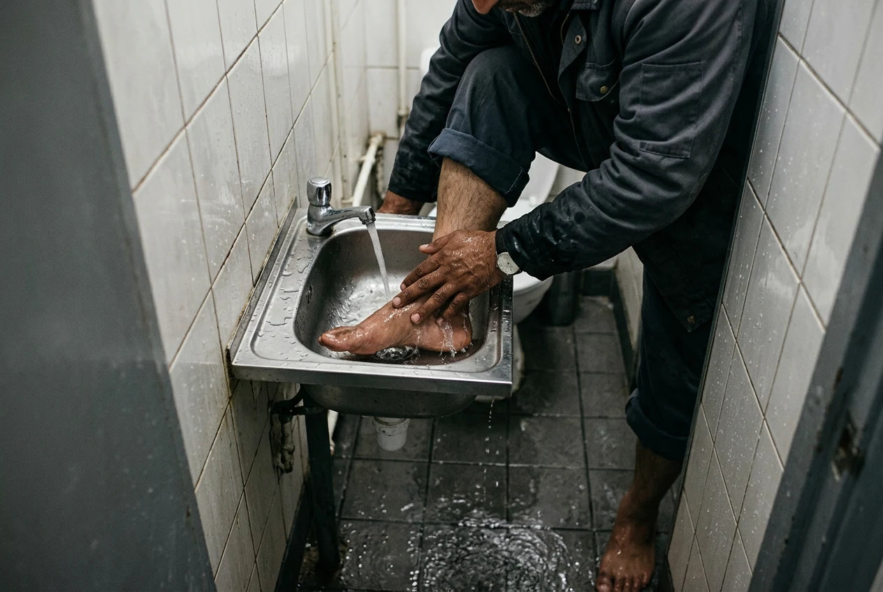سائقو سيارات الأجرة المسلمون في هيثرو يطالبون بمساحة أوسع للوضوء