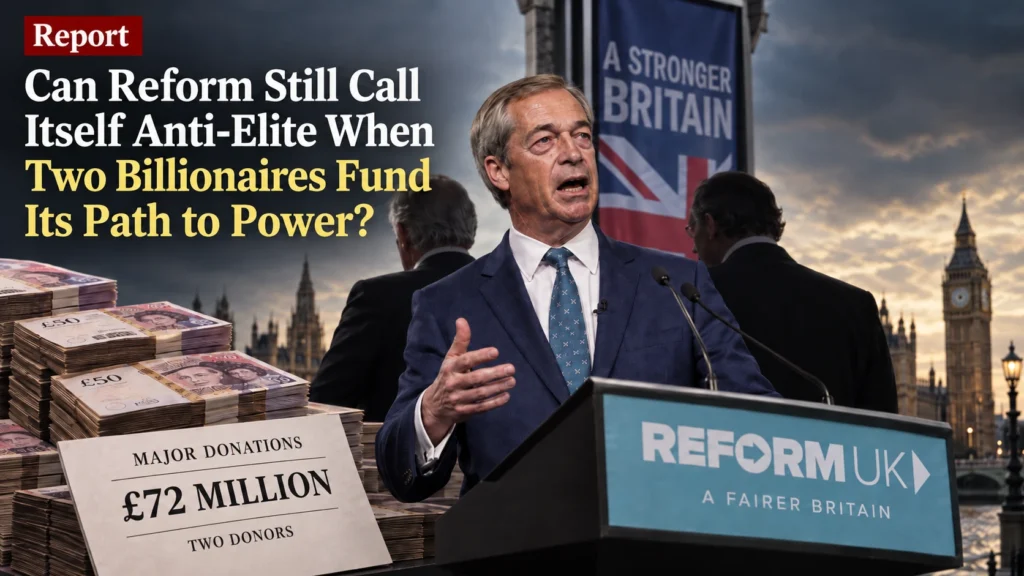 Can Reform Still Call Itself Anti-Elite When Two Billionaires Fund Its Path to Power?