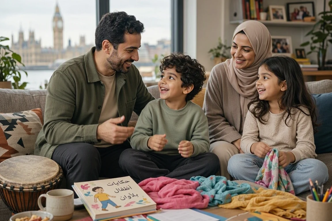 طفلك يكبر في بريطانيا.. كيف تساعده على إتقان الإنجليزية والحفاظ على العربية؟